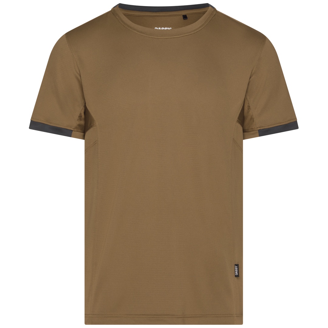 Dassy T-Shirt Nexus Next 710078 PESRE04 Gr. L lehmbraun/anthrazit