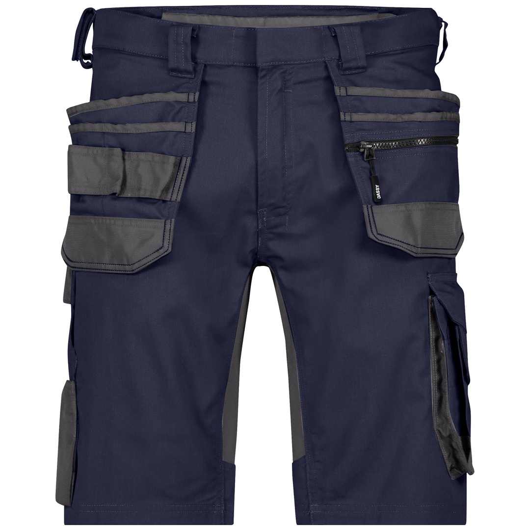 Dassy Stretch-Arbeitsshorts Trix Next 250114 PESCORE41 Gr. 67 Nachtblau/anthrazit
