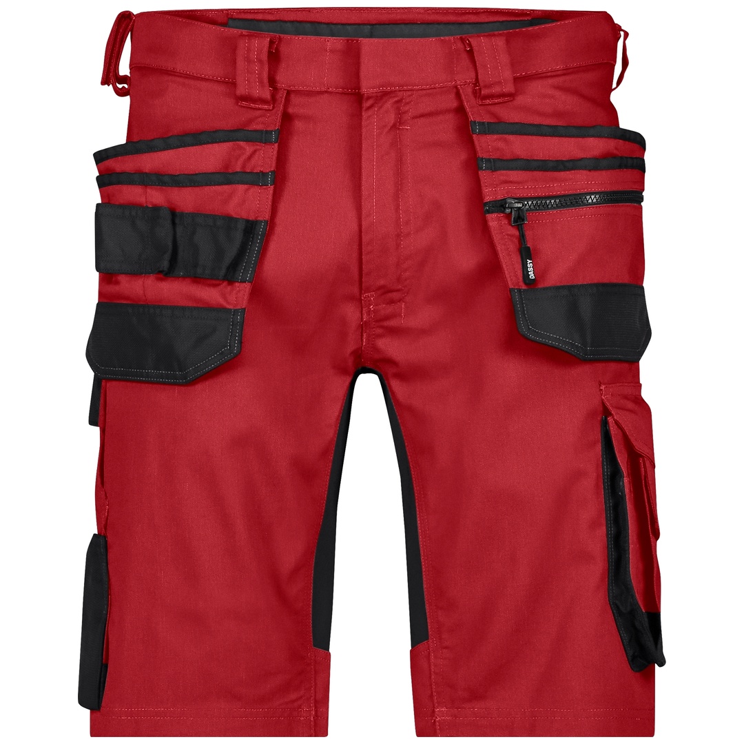 Dassy Stretch-Arbeitsshorts Trix Next 250114 PESCORE41 Gr. 42 rot/schwarz