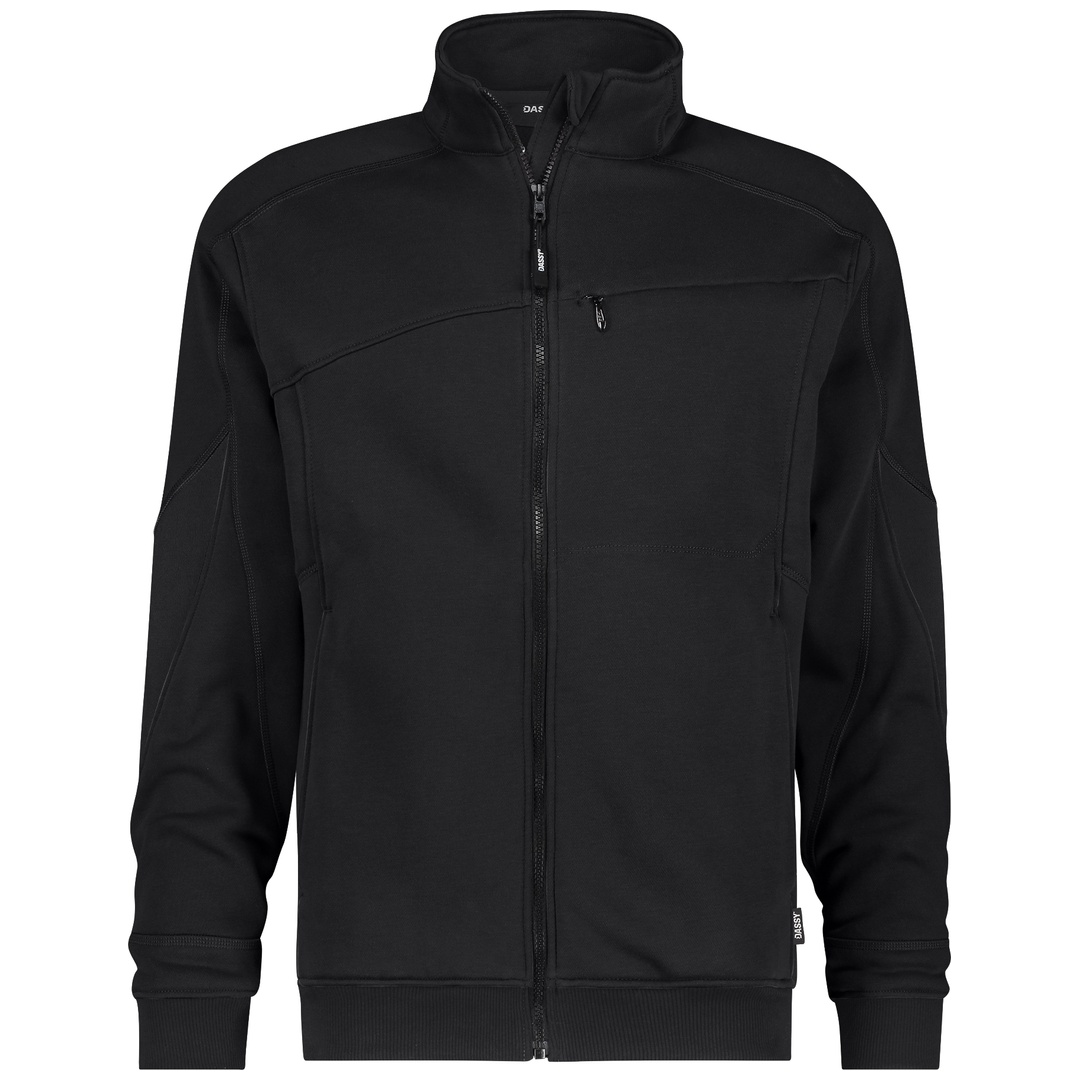 Dassy Sweatshirtjacke VELOX Next 300570 COPESRE80 Gr. M schwarz
