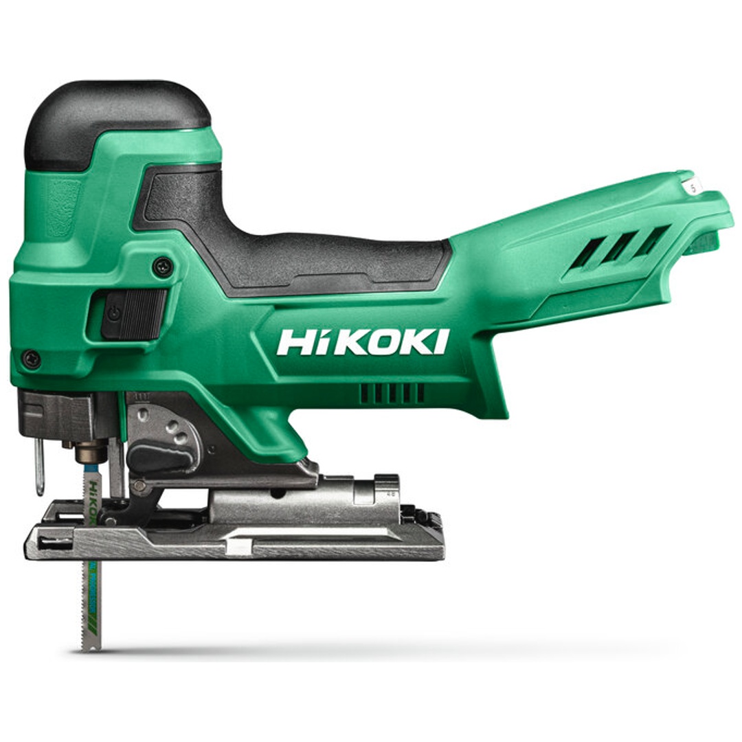 HiKOKI Akku-Stichsäge 18 V, Zylindergriff, Trennkapazität 135 mm, incl. Zubehör, Koffer