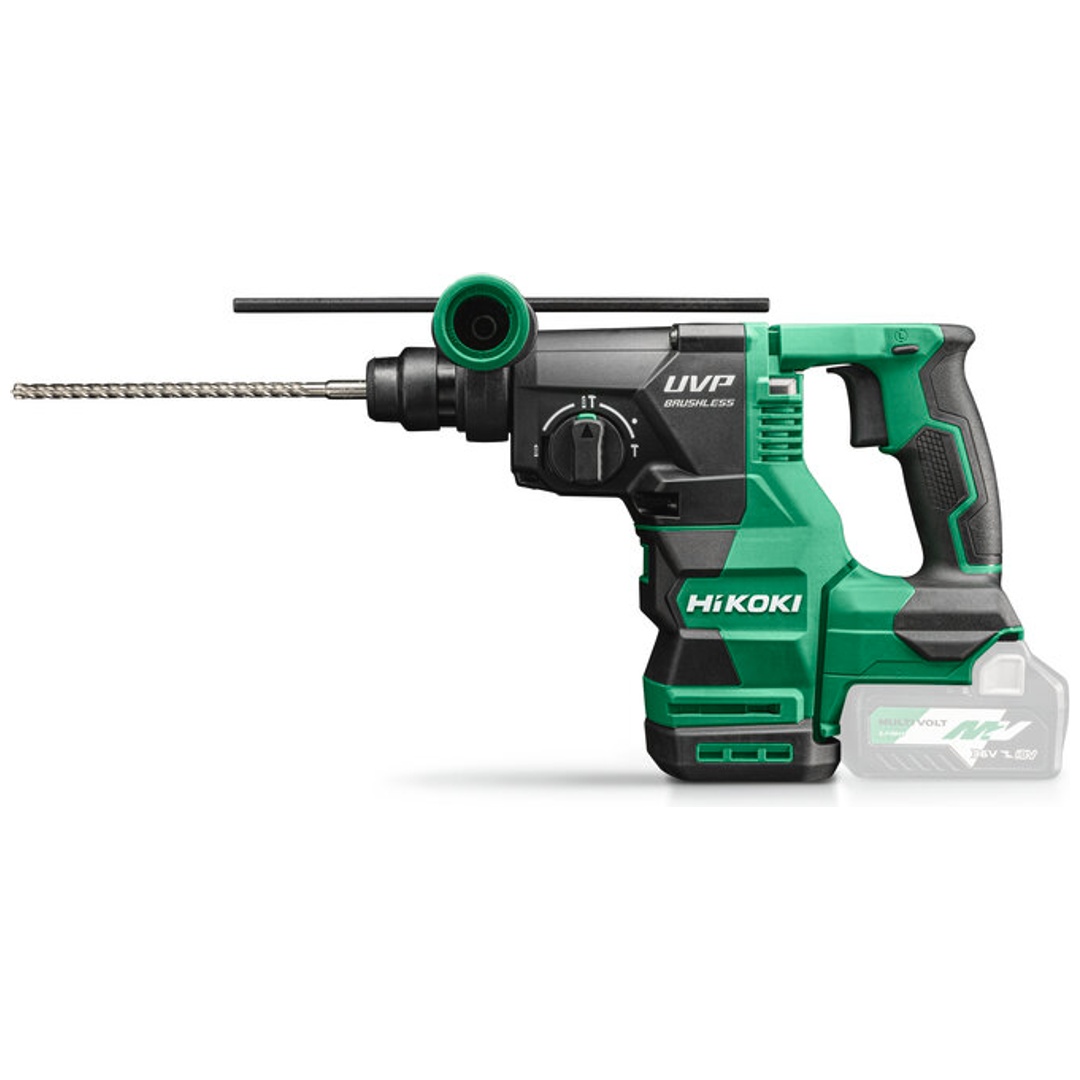 HiKOKI Akku-Bohr- und Meißelhammer 36 V Brushless SDS-plus, 3,2 J, incl. Zubehör, Koffer