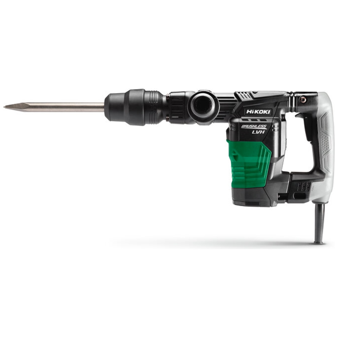 HiKOKI Meißelhammer SDS-max, 1050 W, 6,8 J, Low Vibration Handle, incl. Zubehör, Koffer