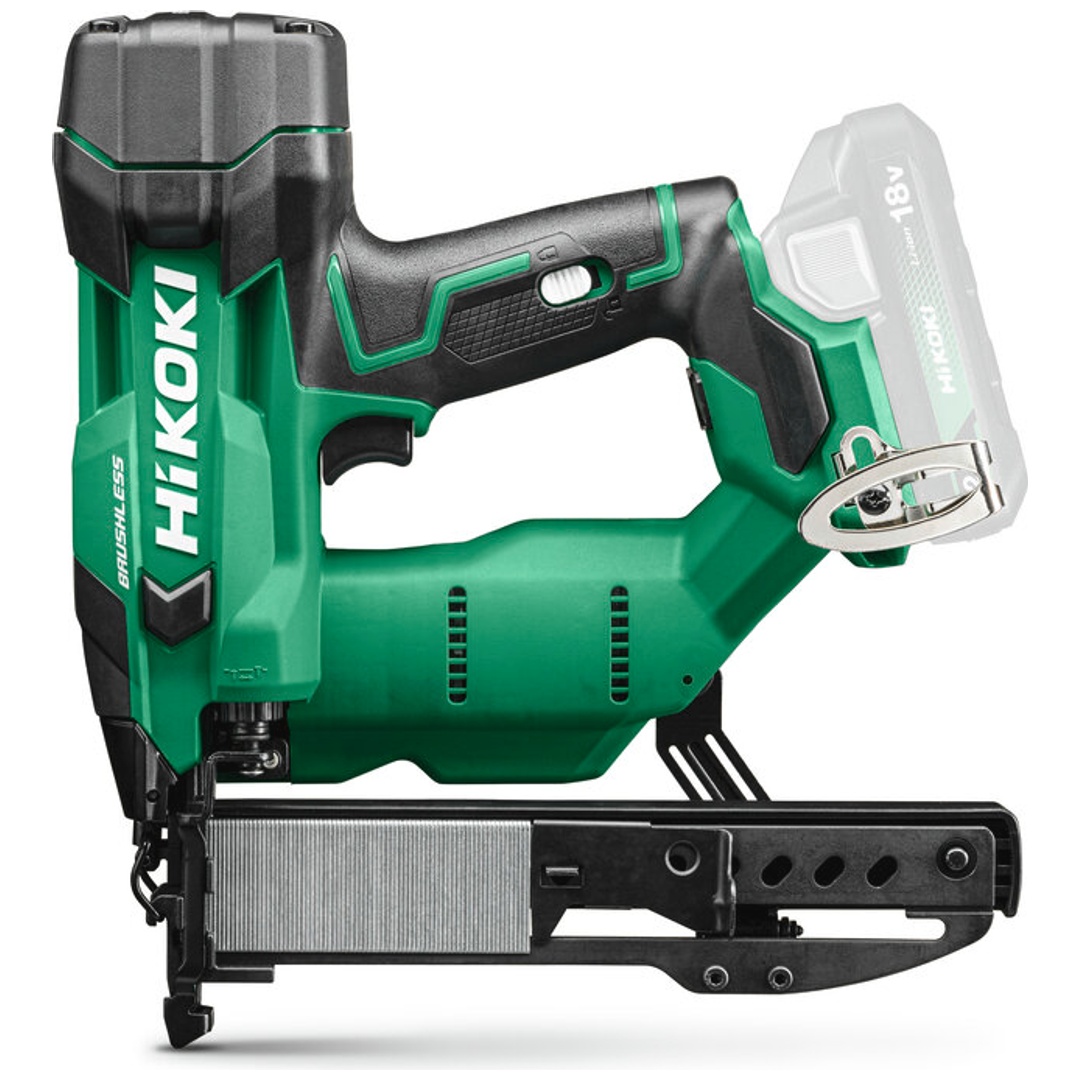 HiKOKI Akku-Klammergerät 18 V Brushless, 40 mm Tacker, schmale Krone, incl. Zubehör, Koffer