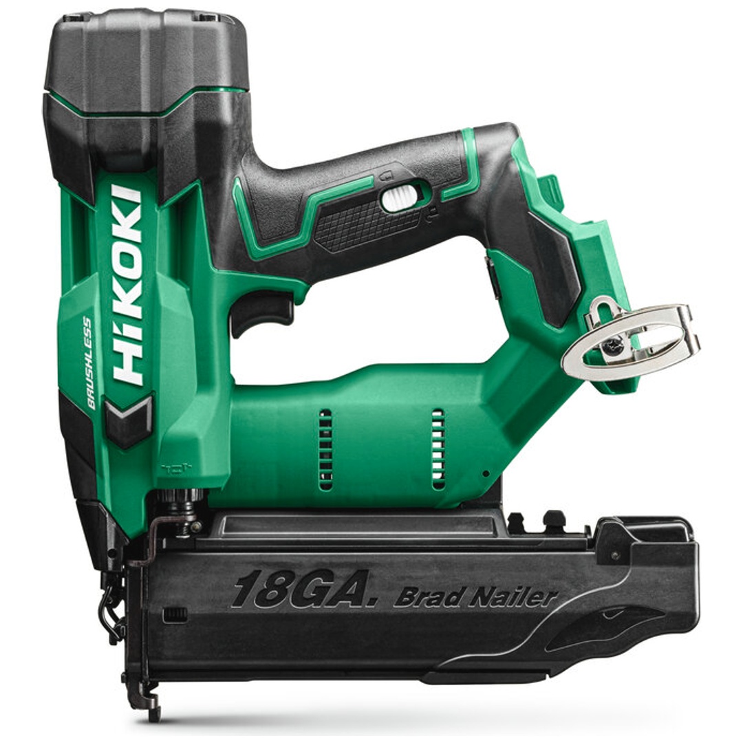 HiKOKI Akku-Stiftnagler 18 V Brushless, für 18 Gauge/1,0 x 1,25 mm Stauchkopfnägel, incl. Zubehör, Koffer