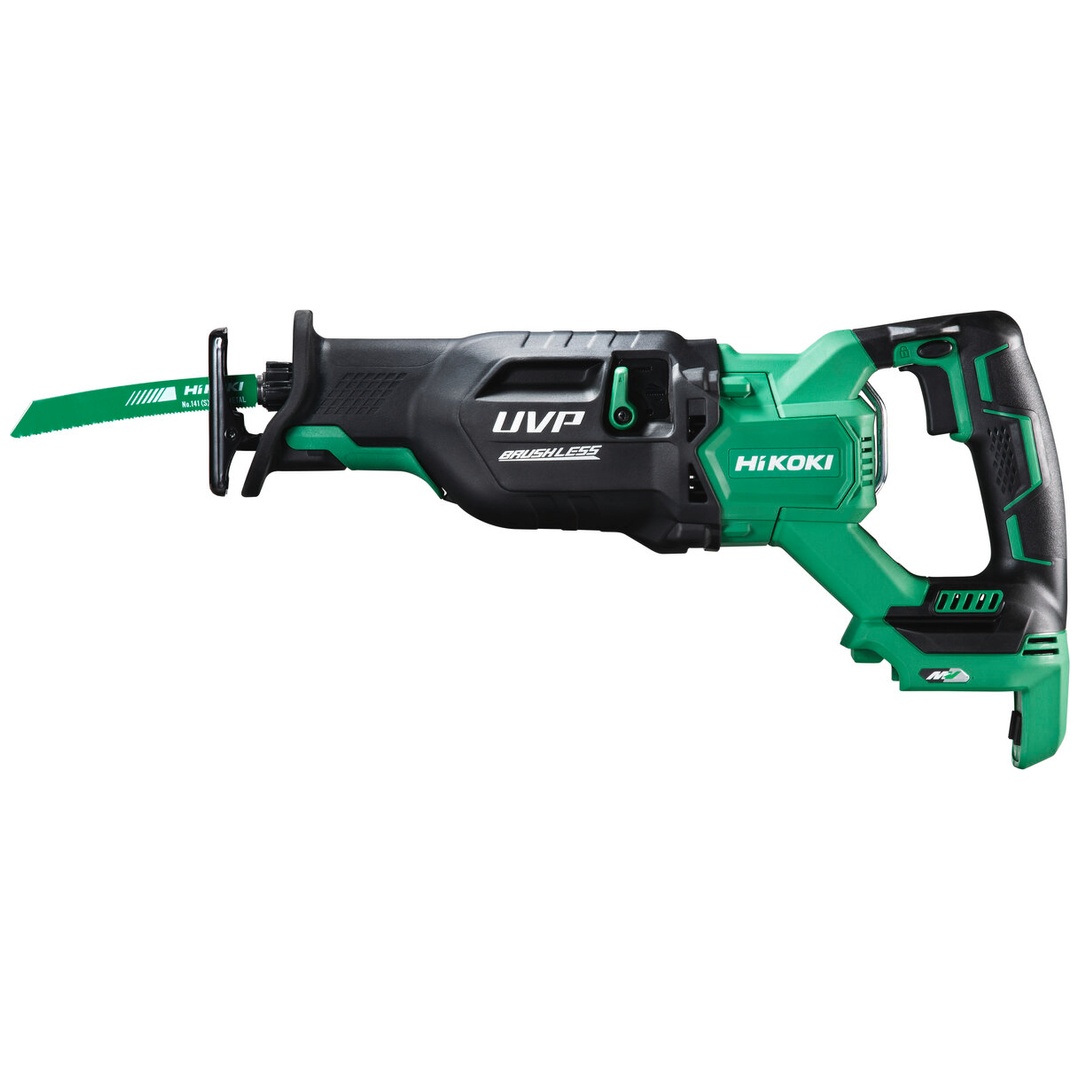 HiKOKI Akku-Säbelsäge 36 V Brushless, Schnittkapazität 300 mm, incl. Zubehör, Karton