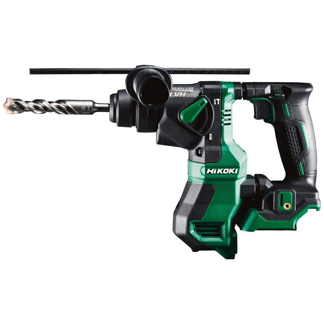 HiKOKI Akku-Bohr- und Meißelhammer 18 V Brushless, SDS-plus, 1,3 J, incl. Zubehör, Koffer