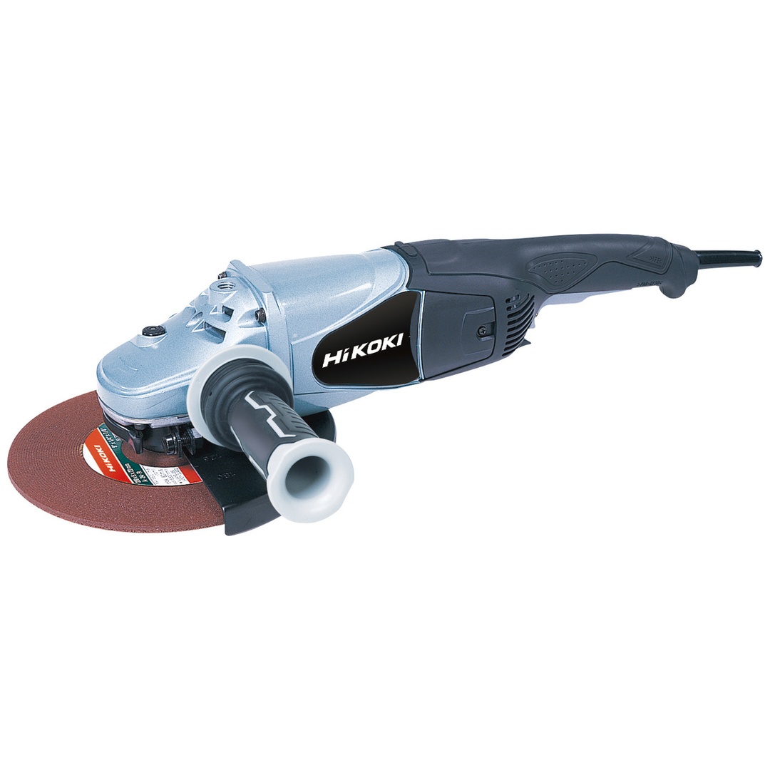 HiKOKI Winkelschleifer 2500 W, Ø 230 mm, Trigger-Schalter, Aluminiumgehäuse, incl. Zubehör, Karton