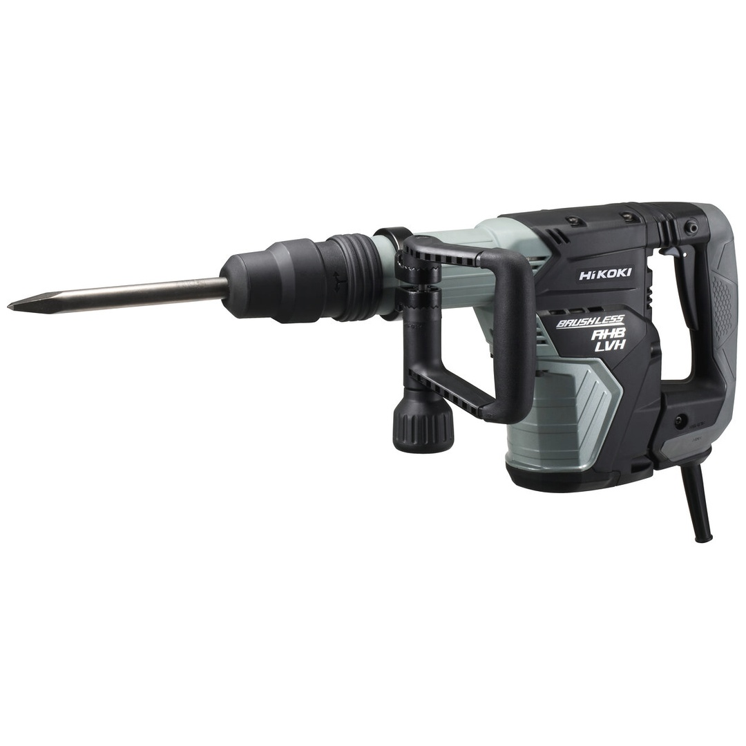 HiKOKI Meißelhammer SDS-max, 1150 W Brushless, 12,2 J, Low Vibration Handle, incl. Zubehör, Koffer