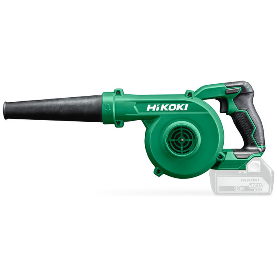 HiKOKI Akku-Gebläse 18 V, leicht und leistungsstark, für Reinigungsarbeiten, Karton