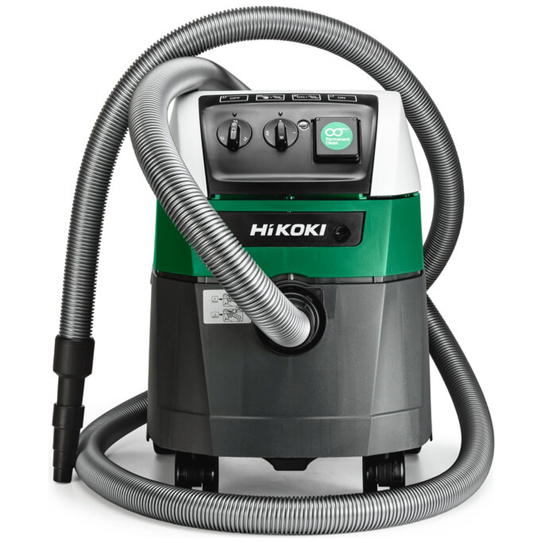 HiKOKI Nass- und Trockensauger 35 l (M-Klasse), incl. Zubehör, Karton