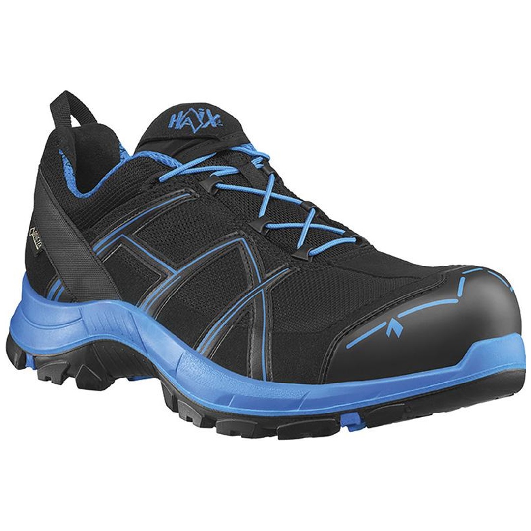 HAIX Sicherheitshalbschuh Black Eagle Safety 40.1 low 610001 S3 ESD SRC DGUV Gr. 37,5 schwarz/blau
