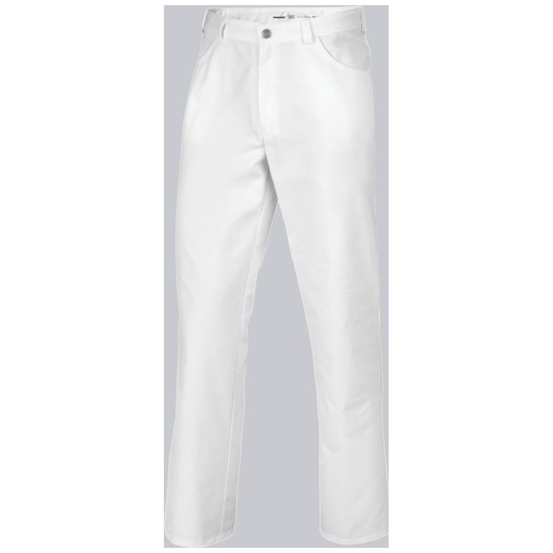 BP Unisex Stretch-Jeans 1643-686-21 Gr. Ln weiß