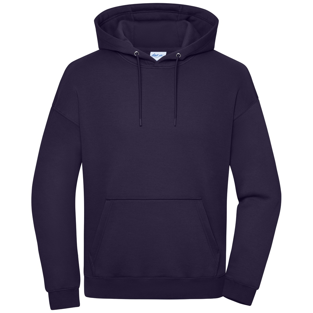 Daiber Oversized Sweat Hoody UNISEX OCS Blended & RCS 8052 Gr. 2XL deep purple