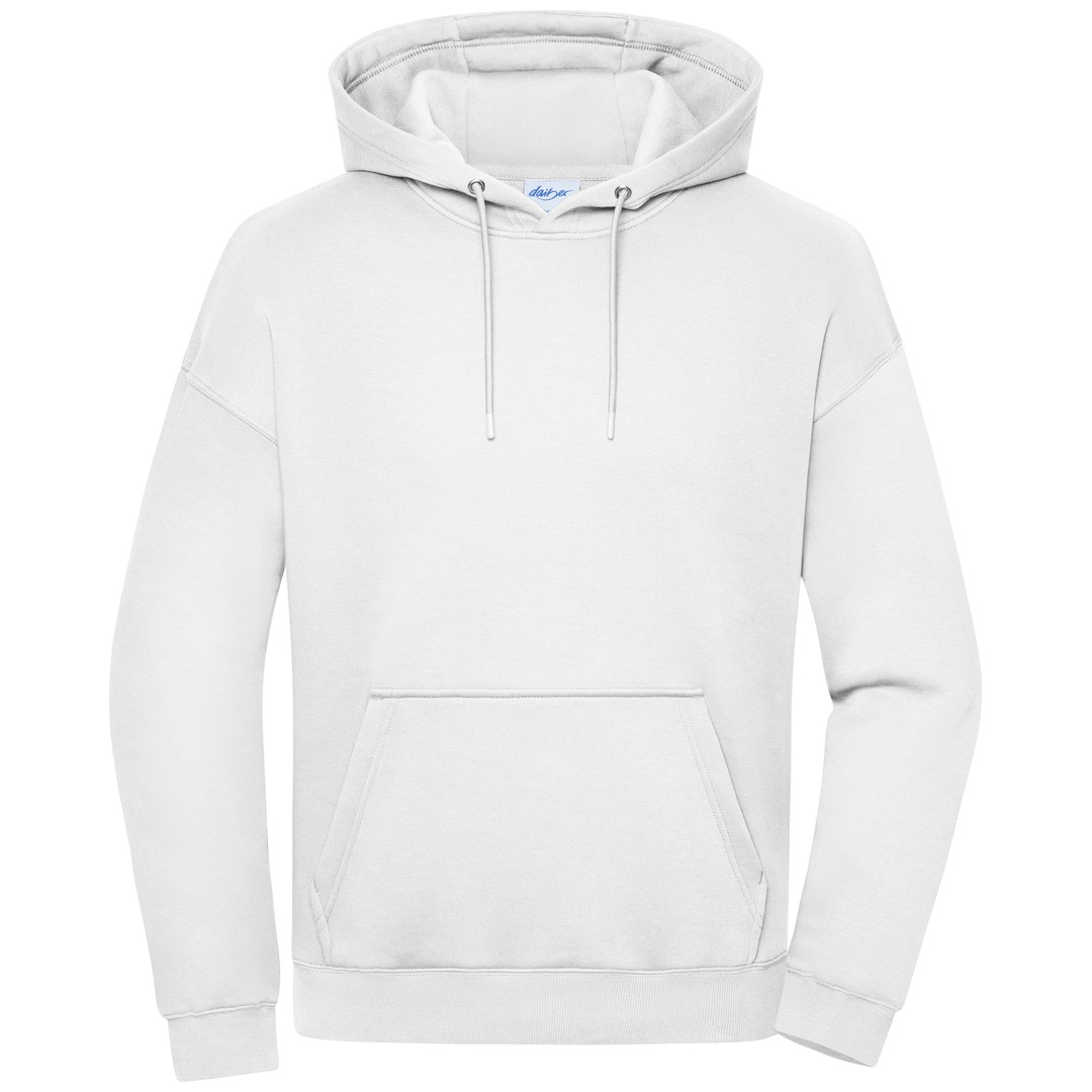 Daiber Oversized Sweat Hoody UNISEX OCS Blended & RCS 8052 Gr. 2XL white