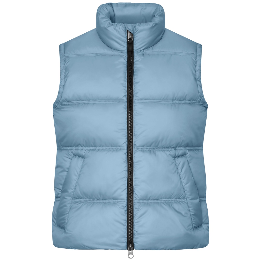James & Nicholson Winterweste Damen JN1375 Gr. M milky blue