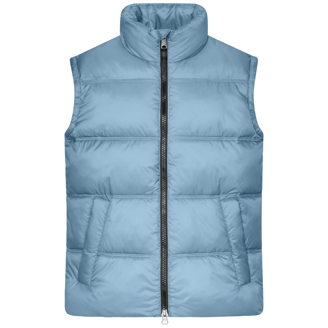 James & Nicholson Winterweste Herren JN1376 Gr. 3XL milky blue
