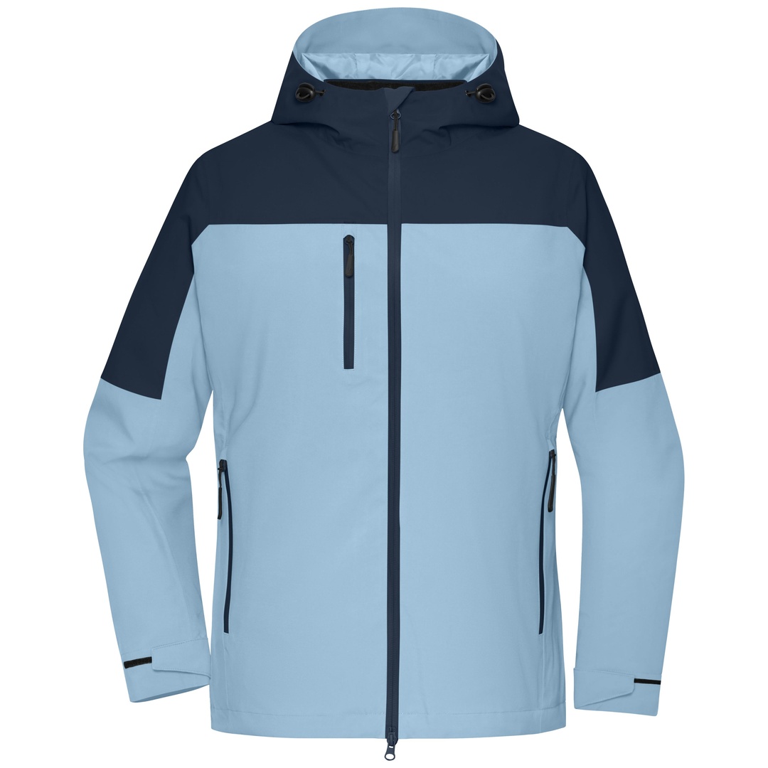 James & Nicholson 3-in-1-Außenjacke Damen JN1377 Gr. S milky-blue/navy