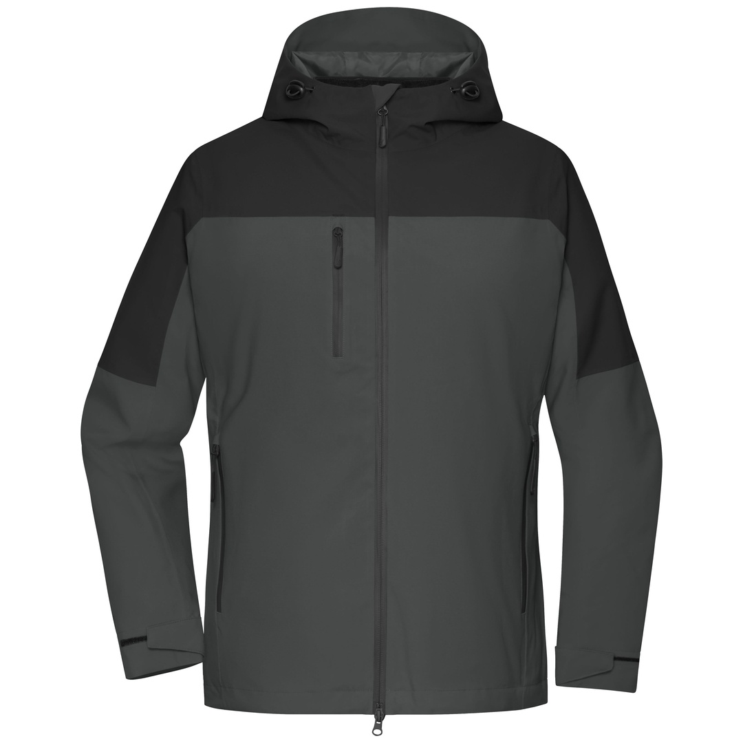James & Nicholson 3-in-1-Außenjacke Damen JN1377 Gr. M carbon/black