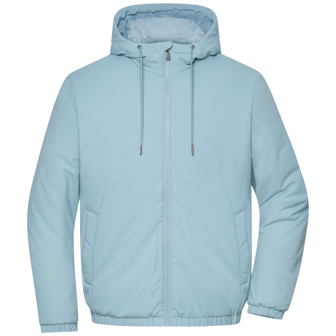 James & Nicholson Bomberjacke Herren JN1380 Gr. L milky blue