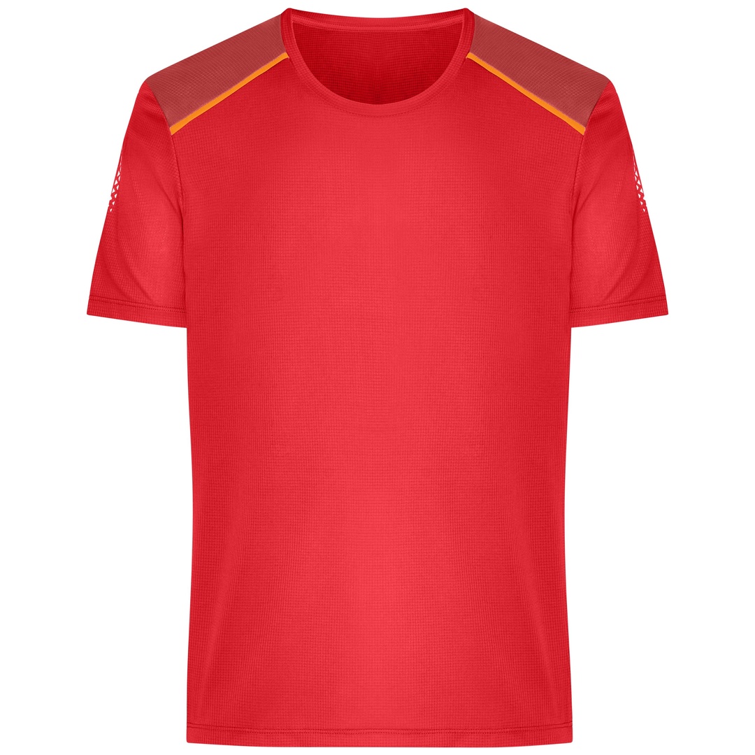 James & Nicholson Running T-Shirt Herren JN1384 Gr. XL spicy-orange