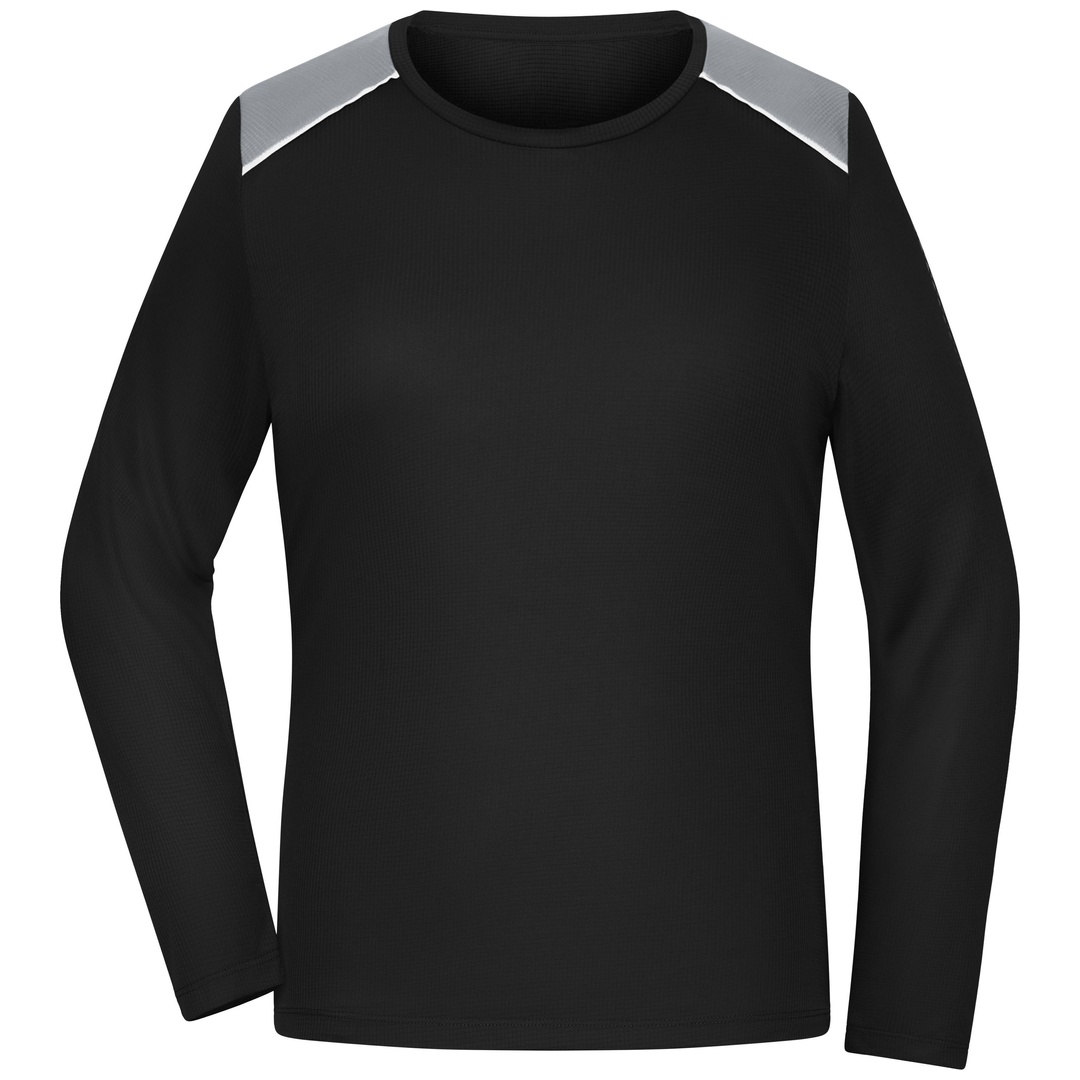 James & Nicholson Running Langarmshirt Damen JN1385 Gr. S black
