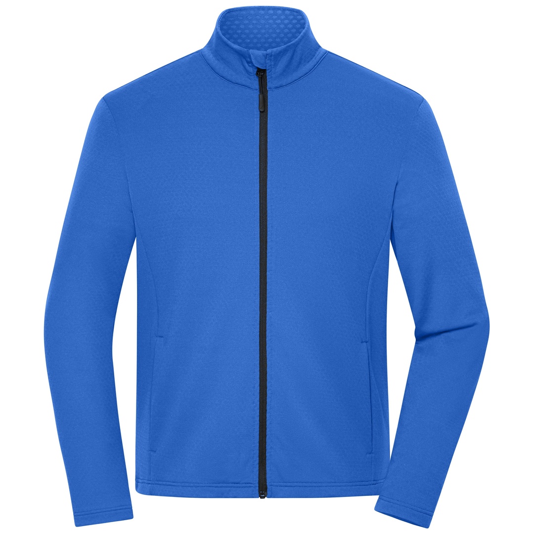 James & Nicholson Fleecejacke Herren JN1388 Gr. 2XL peacock-blue
