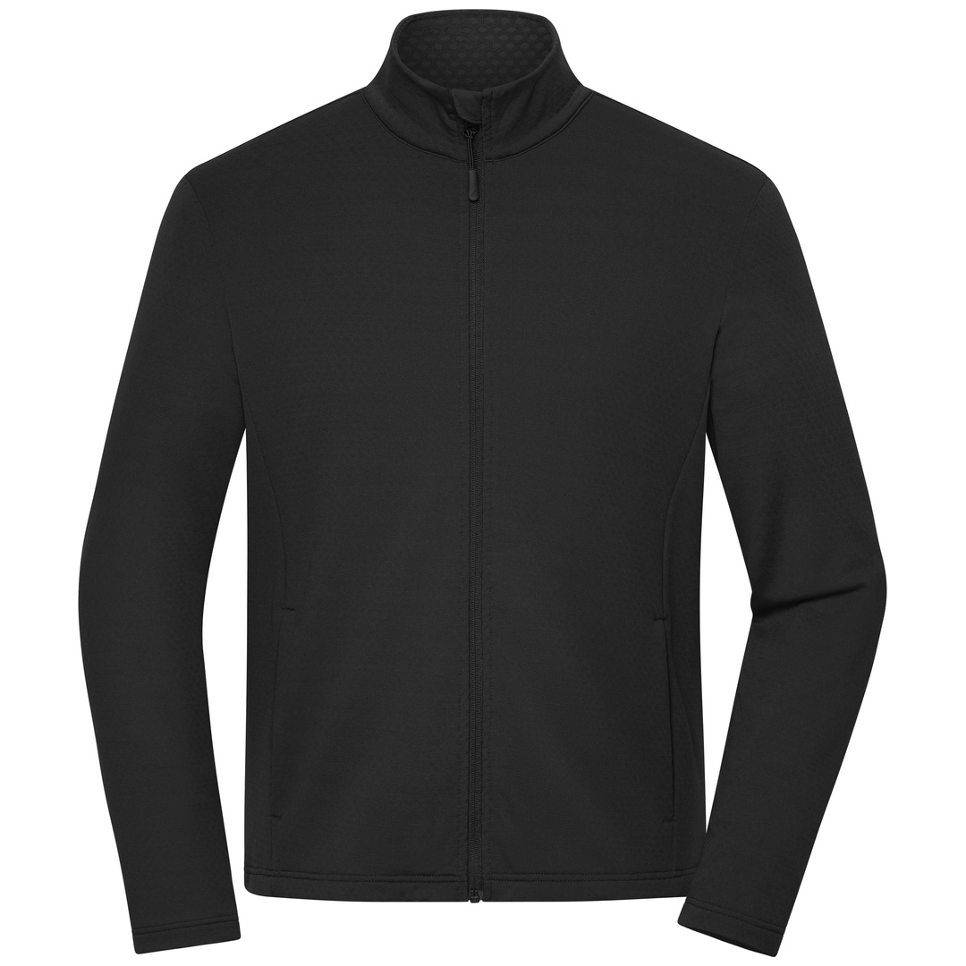 James & Nicholson Fleecejacke Herren JN1388 Gr. L black