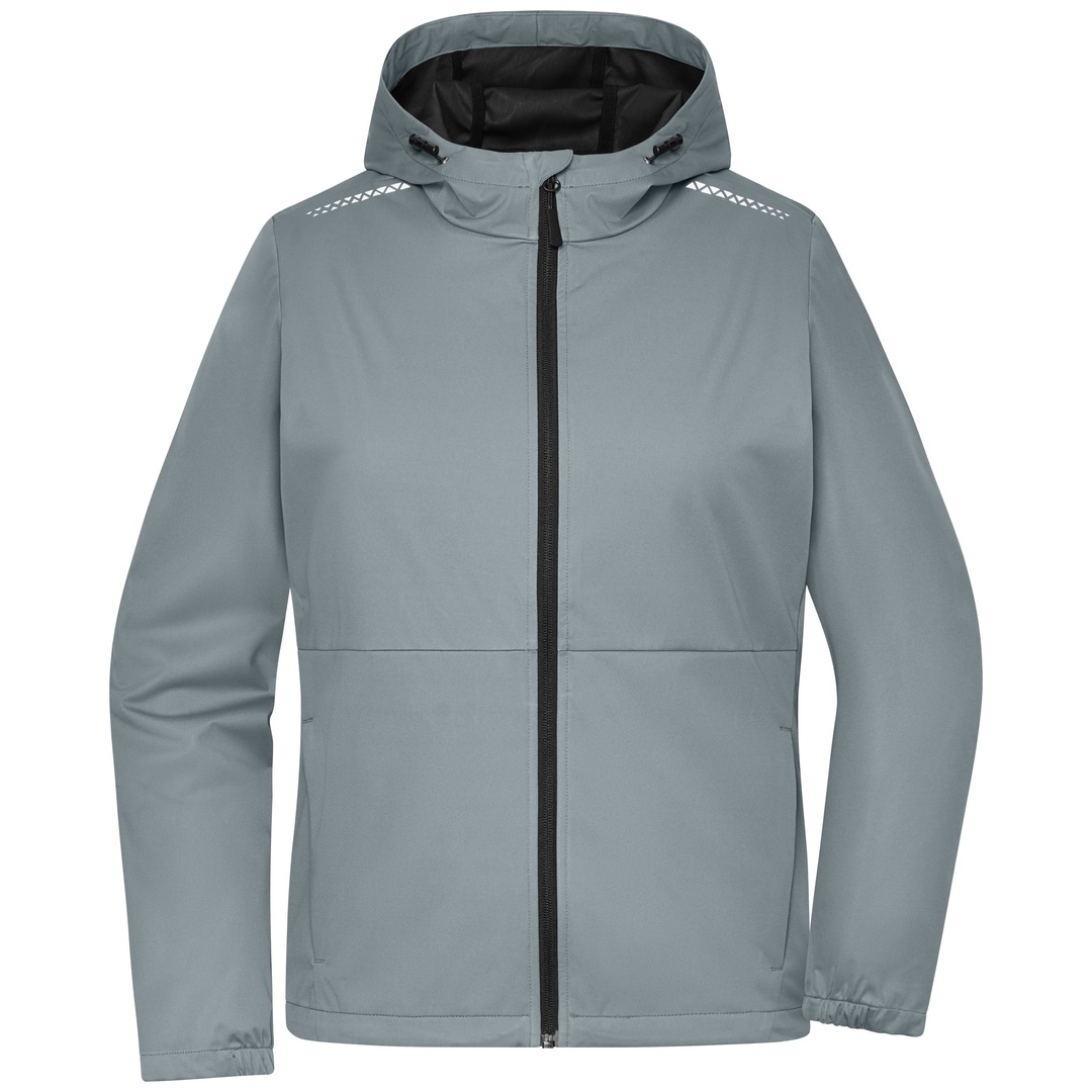 James & Nicholson Sport-Softshelljacke Damen JN1393 Gr. S space-grey