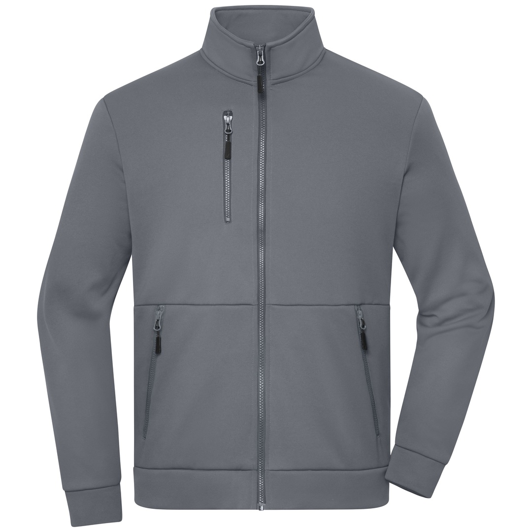 James & Nicholson Fleecejacke JN1876 Gr. XS metal-grey