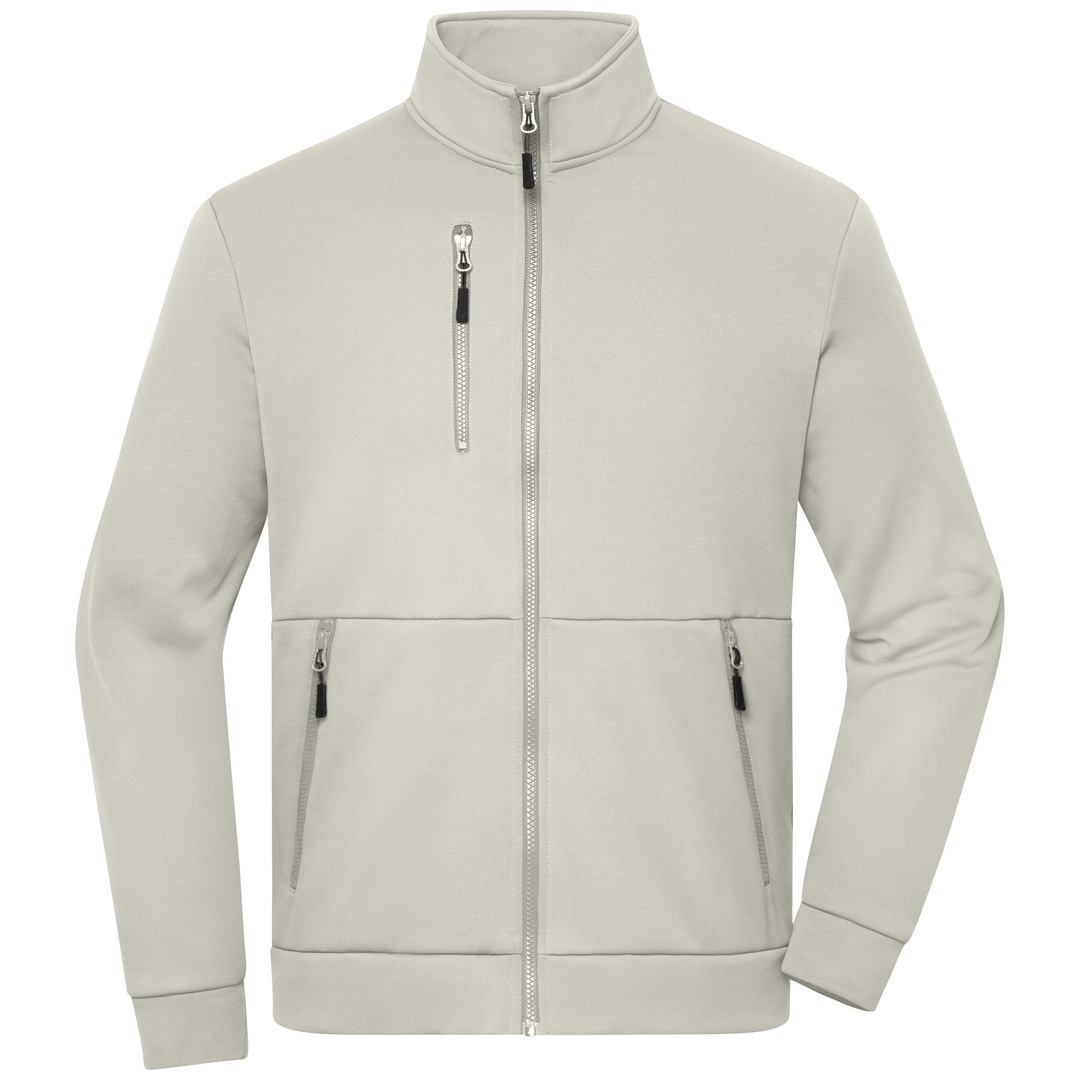 James & Nicholson Fleecejacke JN1876 Gr. 4XL cement