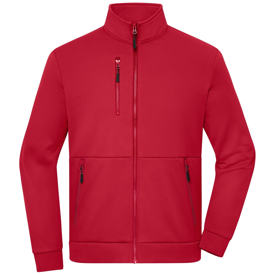 James & Nicholson Fleecejacke JN1876 Gr. S rot