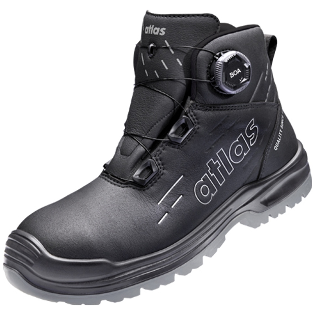 Atlas Sicherheitsstiefel MAX 550 PRO BOA S3 ESD W10 Gr. 38 schwarz
