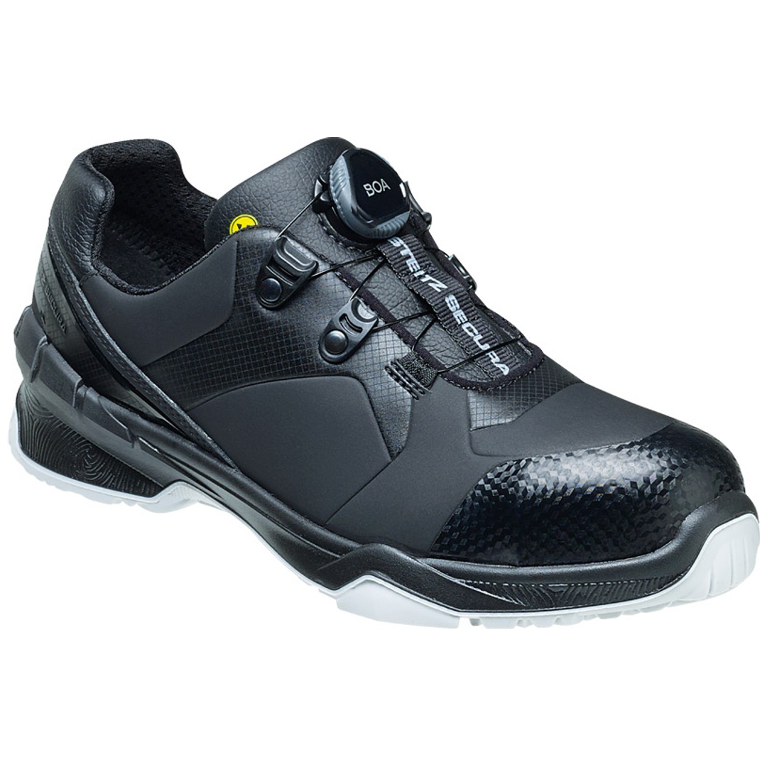 Steitz Secura Sicherheitshalbschuh NORA Boa S2 SRC ESD S Gr. 38 schwarz/weiß