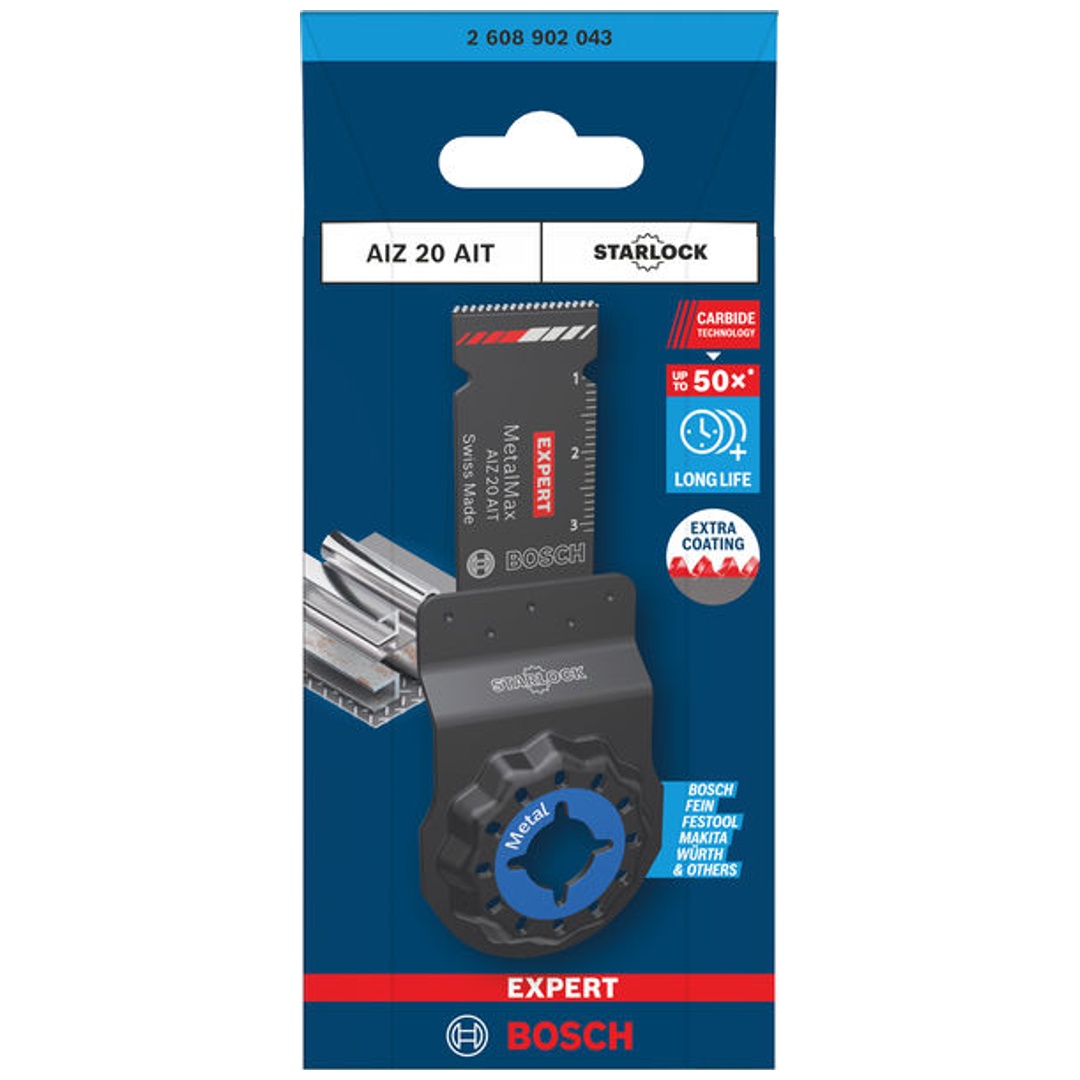 Bosch EXPERT Tauchsägeblatt AIZ 20 AIT MetalMax, 20 x 40 mm
