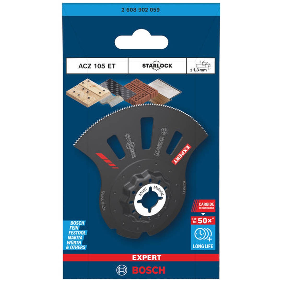 Bosch EXPERT Segmentsägeblatt ACZ 105 ET Multi Material, 80 x 30 mm