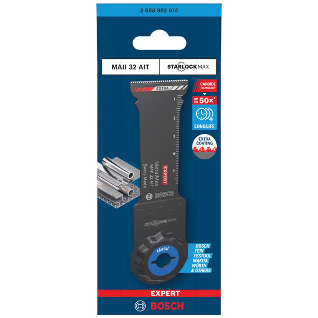 Bosch EXPERT Tauchsägeblatt MAII 32 AIT MetalMax, 32 x 70 mm