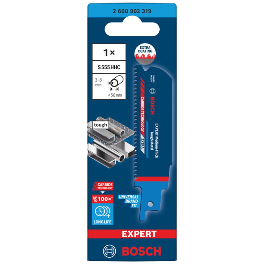Bosch EXPERT Säbelsägeblatt Medium-Thick Tough Metal S555HHC