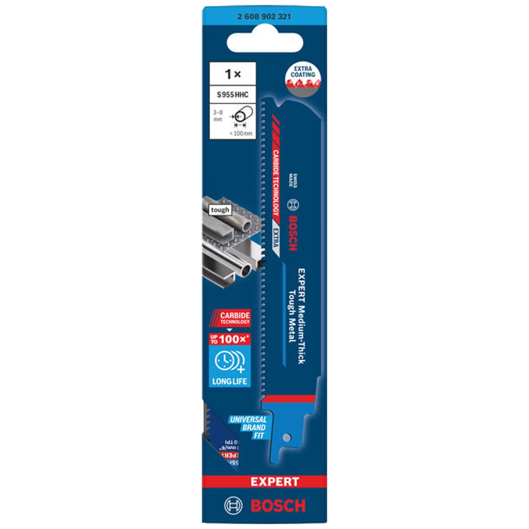Bosch EXPERT Säbelsägeblatt Medium-Thick Tough Metal S955HHC