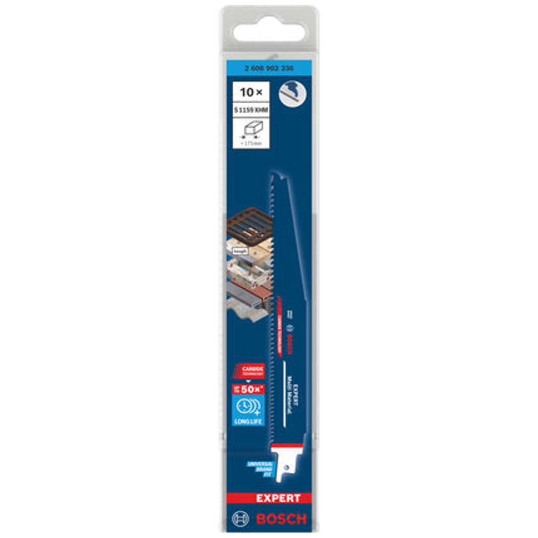 Bosch EXPERT Säbelsägeblatt Multi Material S1159XHM, 10-tlg.