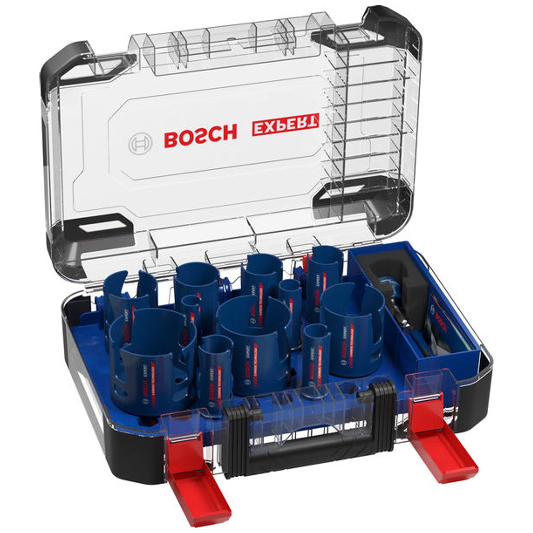 Bosch EXPERT Lochsägen-Set Construction Material Power Change Plus, 15-tlg.