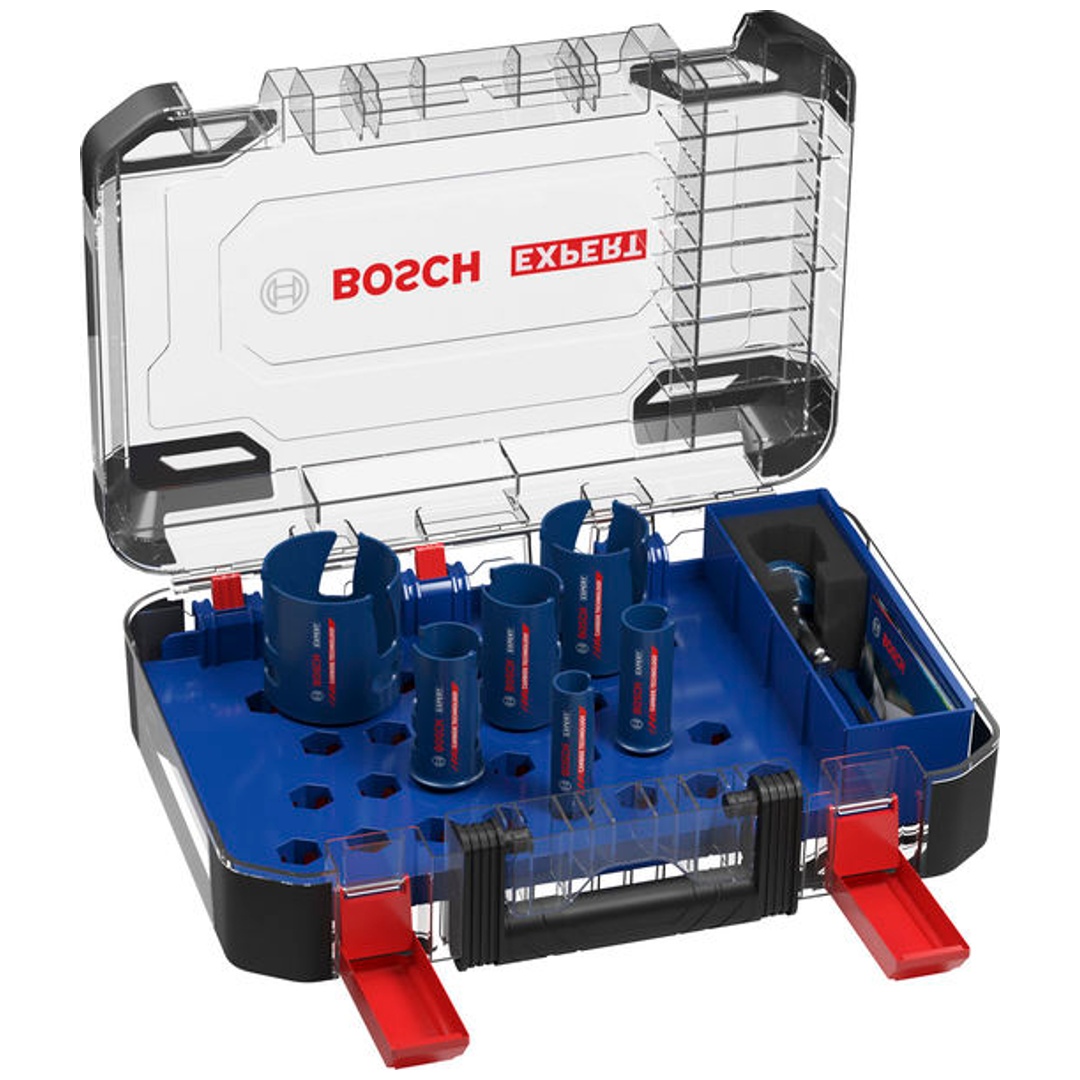 Bosch EXPERT Lochsägen-Set Construction Material Power Change Plus, 10-tlg.