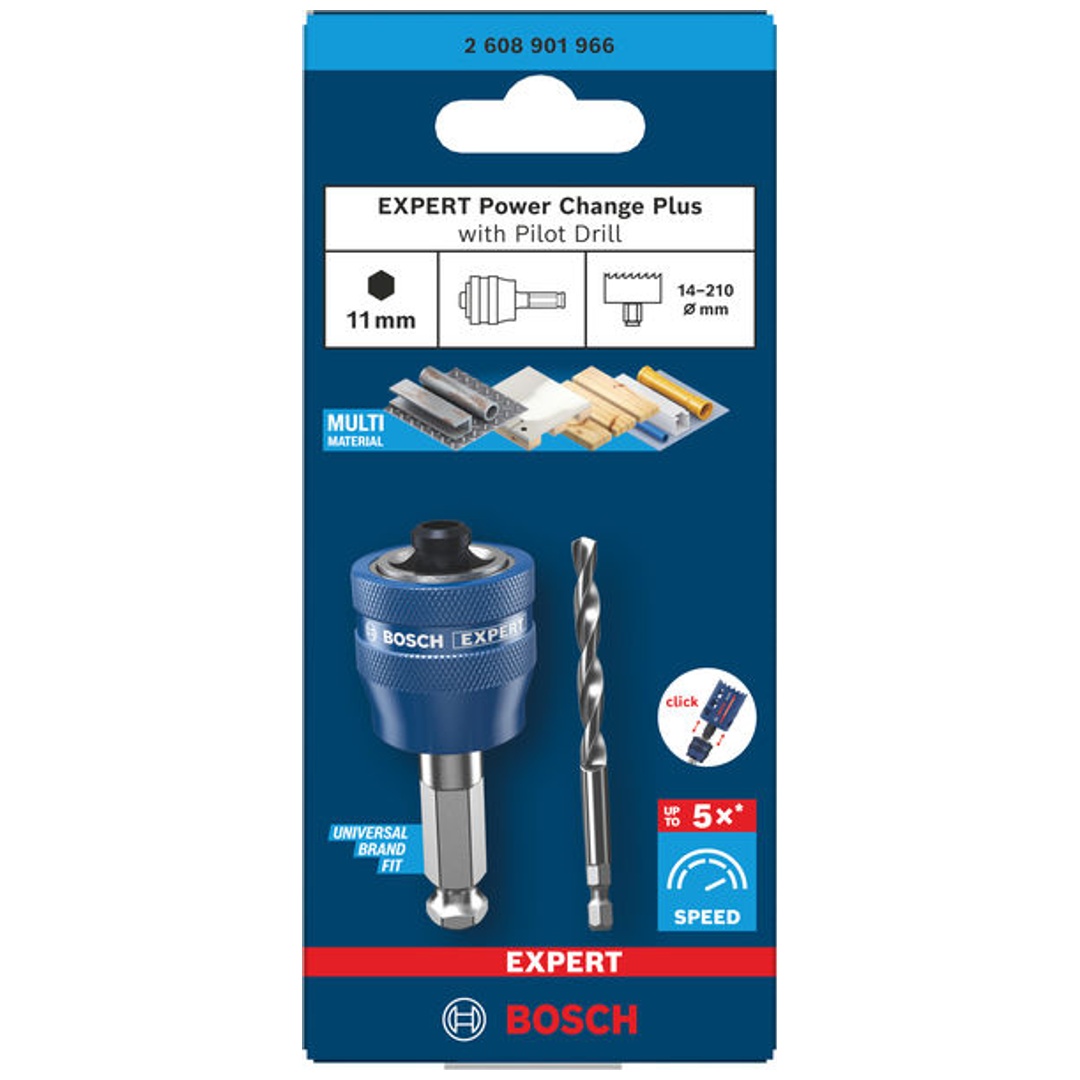 Bosch EXPERT Power Change Plus mit Zentrierbohrer, Ø 7,5 x 60 x 105 mm, 2-tlg.