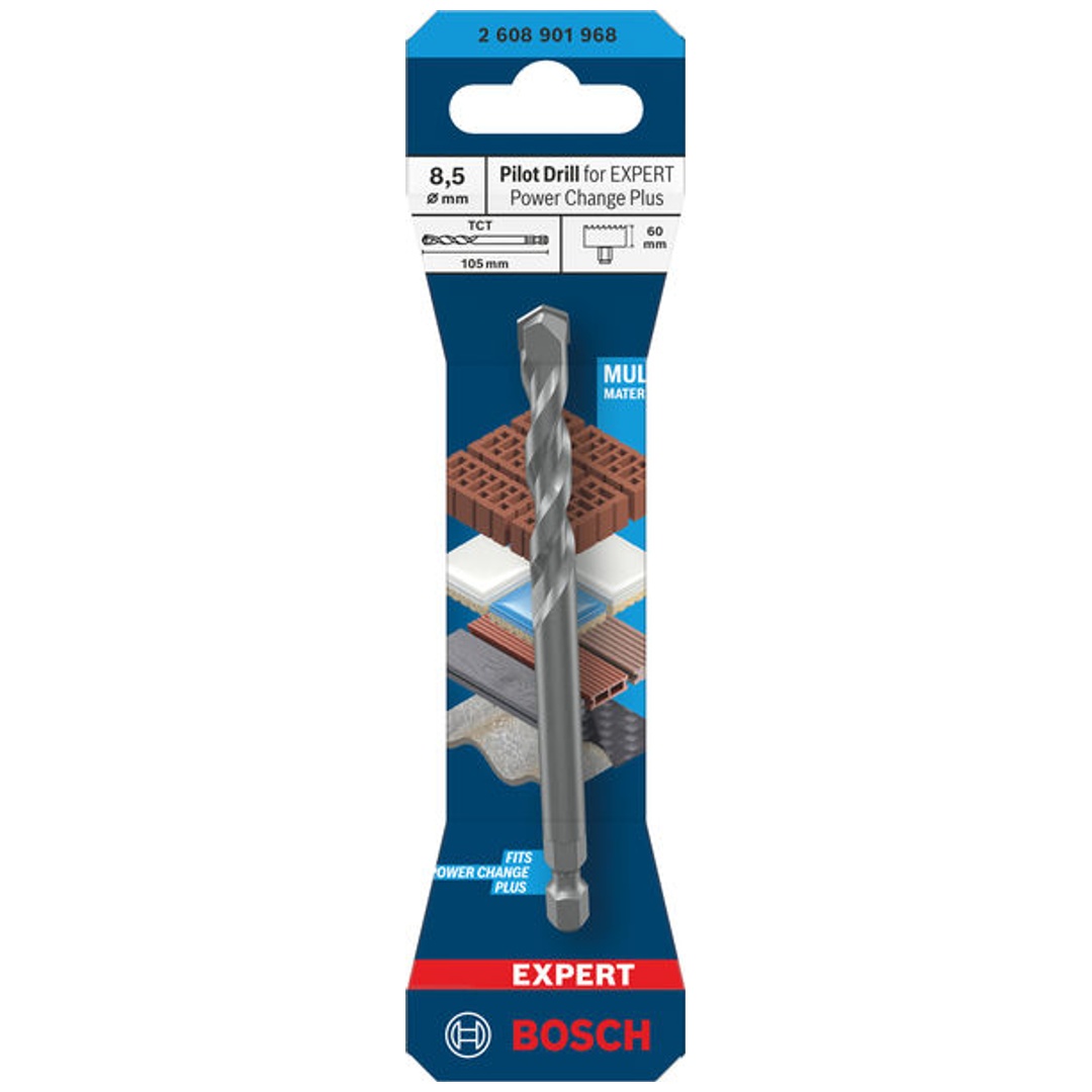 Bosch Zentrierbohrer für EXPERT Power Change Plus, TCT, Ø8.5 x 60 x 105 mm