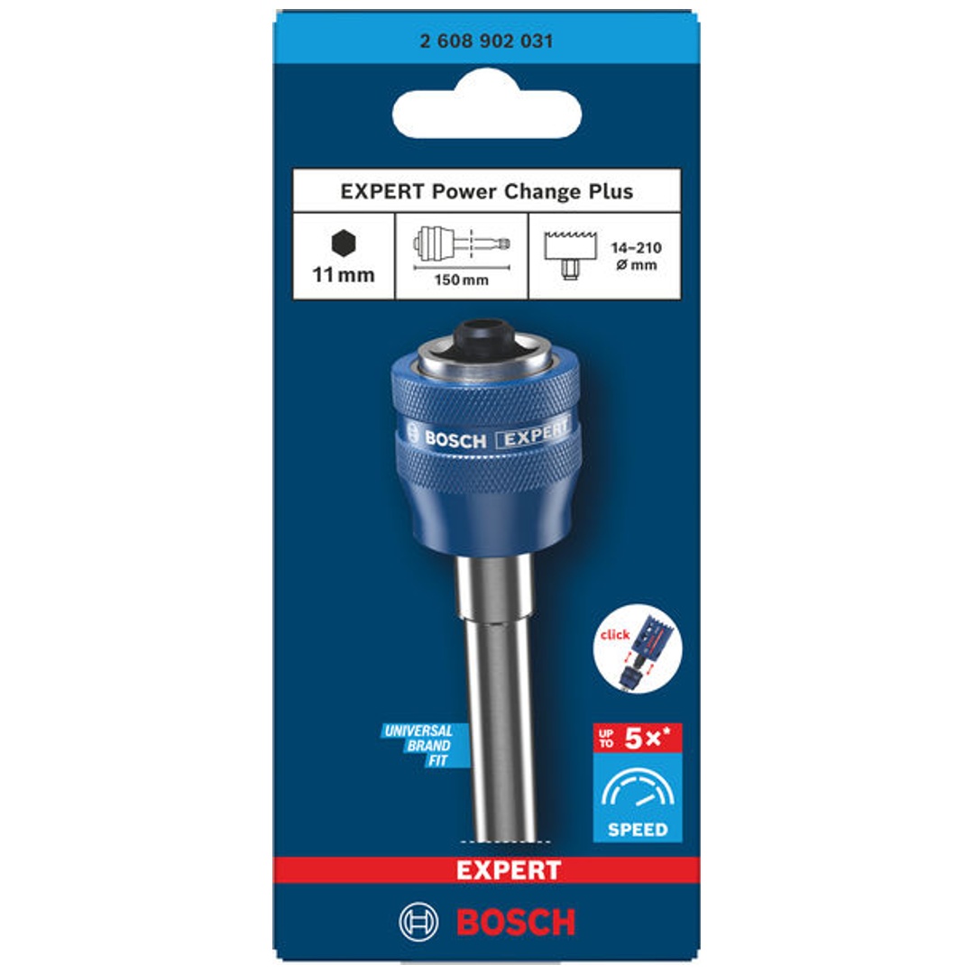 Bosch EXPERT Power Change Plus Lochs.Adap.-Verlängerungsst., Sechskants. 11 mm, 150 mm