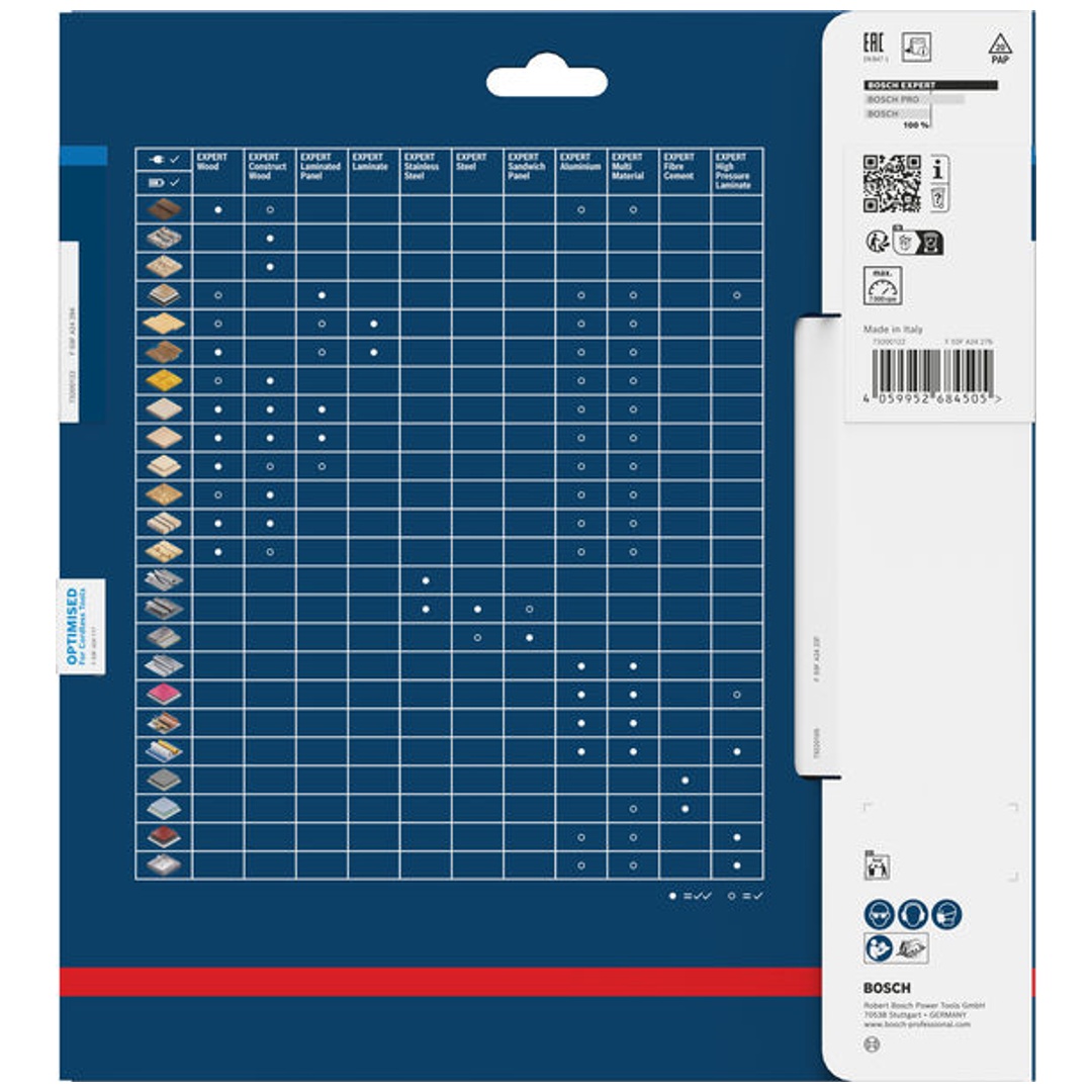 Bosch EXPERT Kreissägeblatt Aluminium, 210x30 mm, Z66