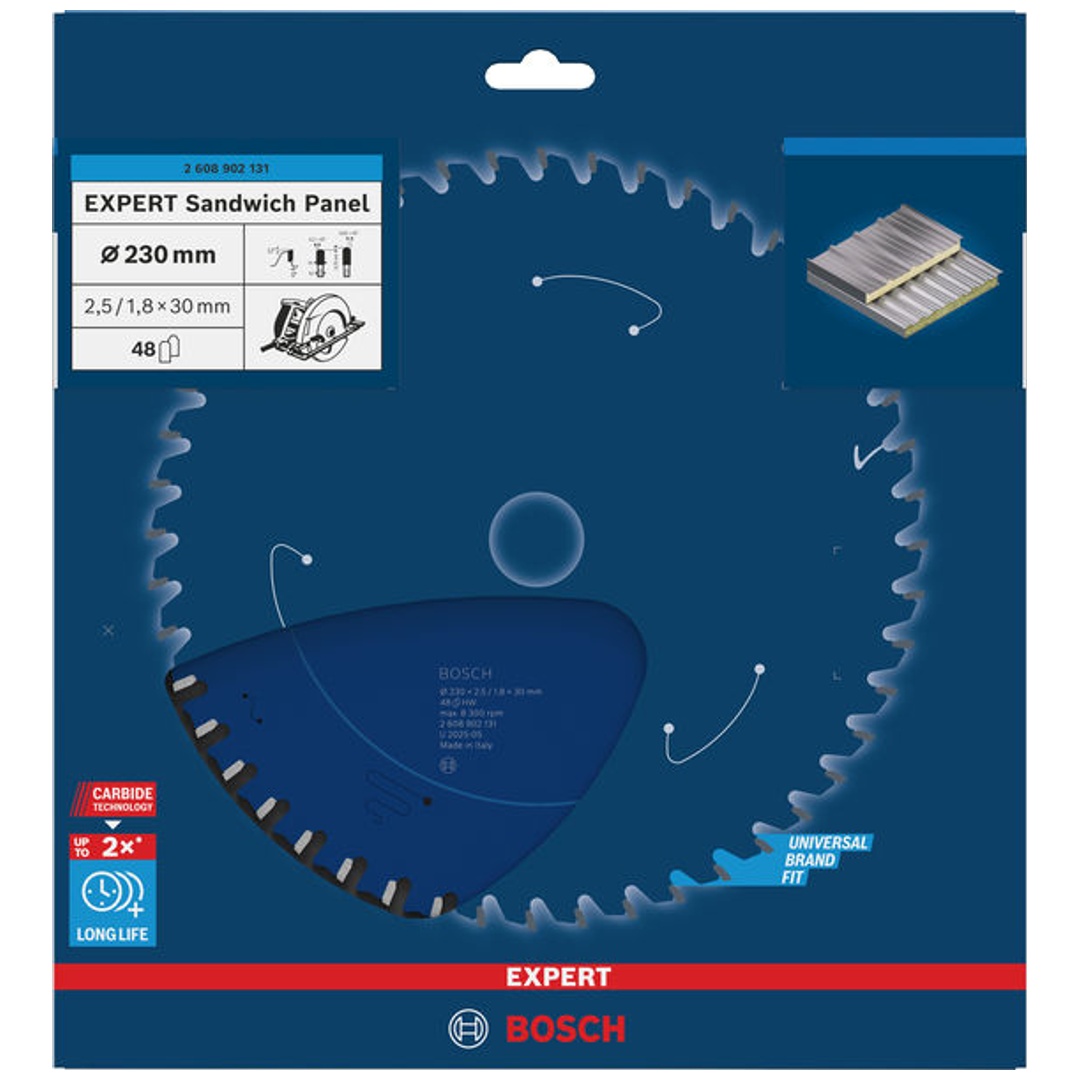 Bosch EXPERT Kreissägeblatt Steel, 230x30 mm, Z48