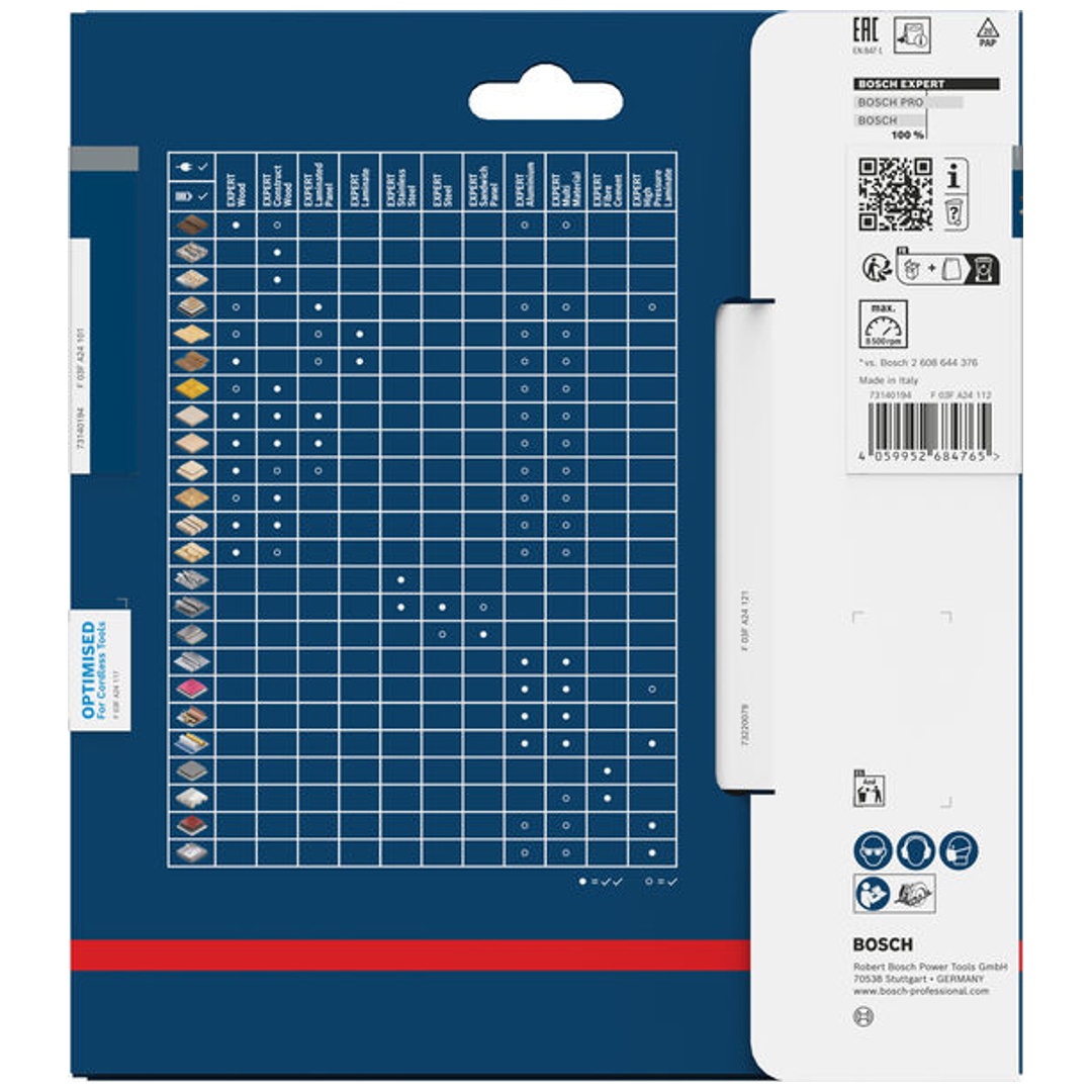 Bosch EXPERT Kreissägeblatt Wood, 165x20 mm, Z12