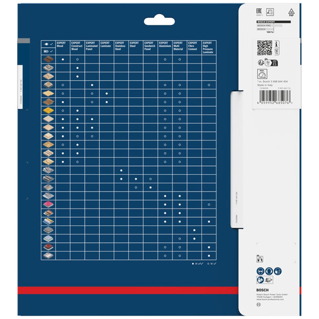 Bosch EXPERT Kreissägeblatt Wood, 260x30 mm, Z80
