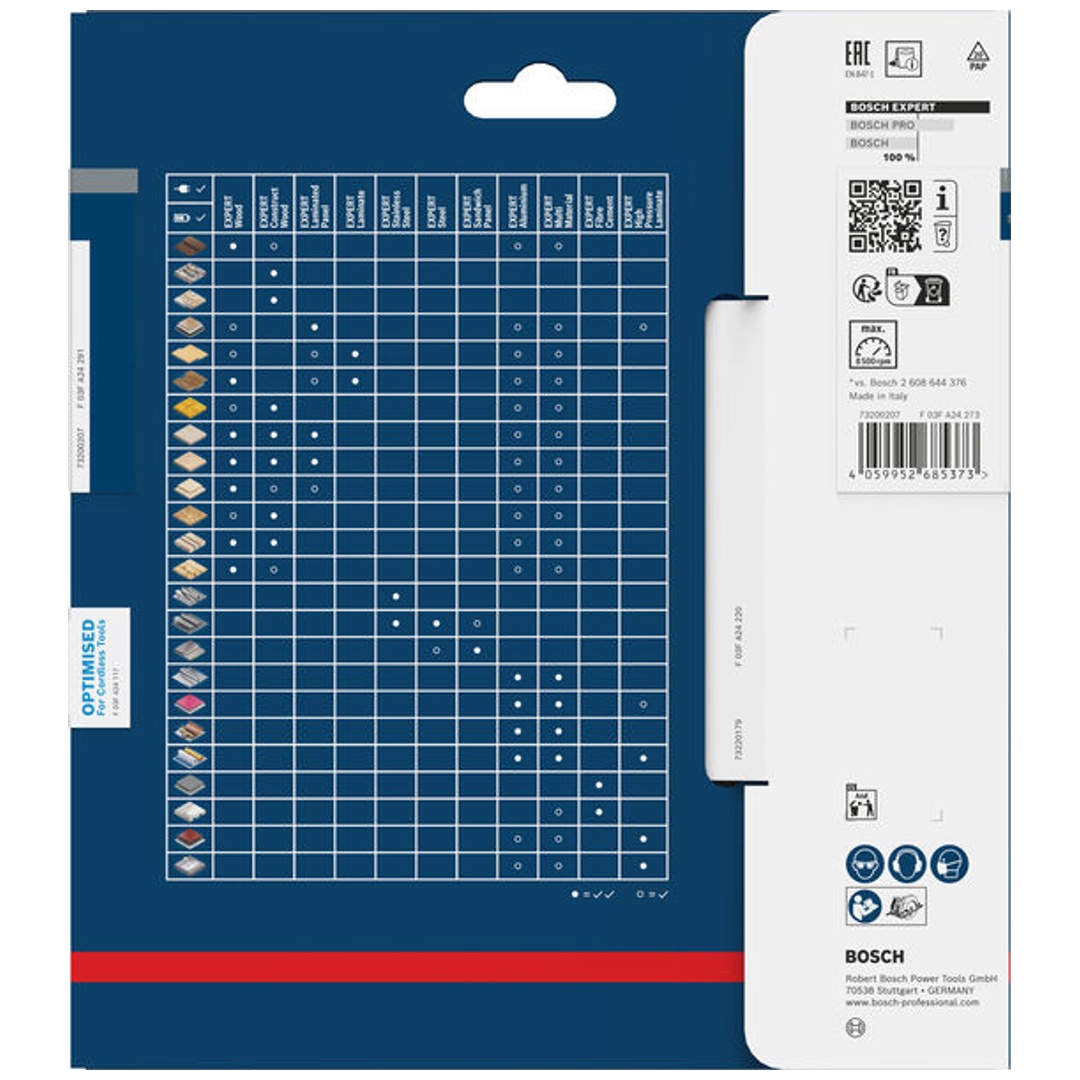 Bosch EXPERT Kreissägeblatt Construct Wood, 160x1,6x20 mm, T24